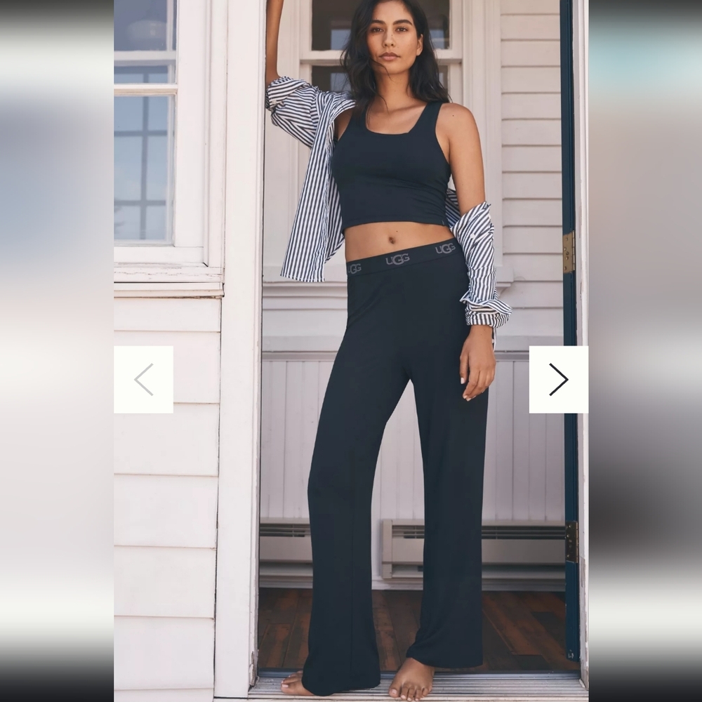 UGG Women's Classic Black Relaxed‎ Pants